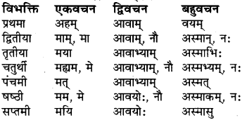 Class 6 Sanskrit Shabd Roop RBSE