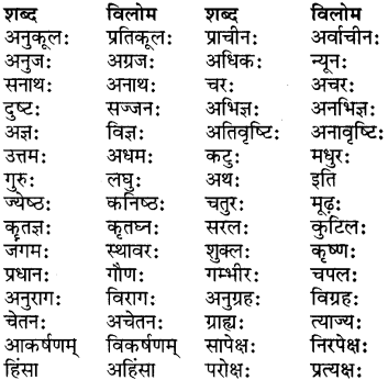 Paryayvachi Shabd In Sanskrit For Class 7 RBSE