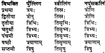 Bahuvachan In Sanskrit RBSE Class 7