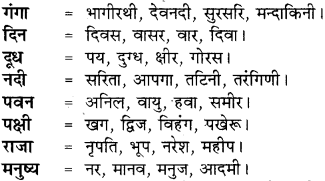 Paryayvachi Shabd In Hindi For Class 8