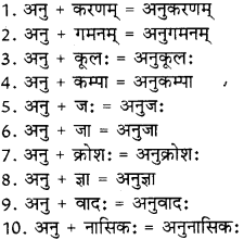 Upsarg In Sanskrit RBSE