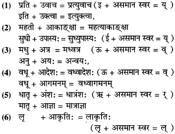 Class 9 Sanskrit Sandhi RBSE