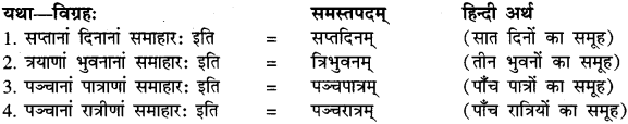 Avyayibhav Samas Examples In Sanskrit RBSE
