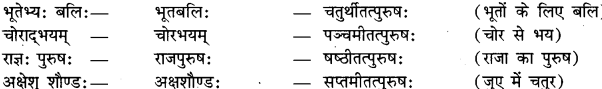 समास-विग्रह कीजिए Class 9 In Sanskrit RBSE