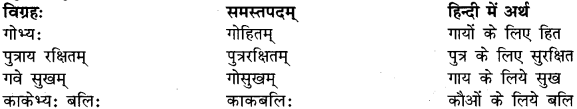 तत्पुरुष समास उदाहरण In Sanskrit RBSE