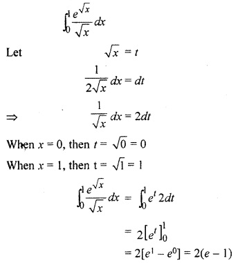 Maths RBSE Solutions Class 12 Definite Integral