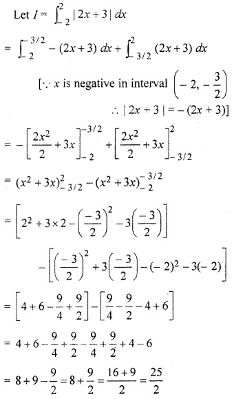 RBSE Solutions For Class 12 Maths Chapter 10.3 Definite Integral