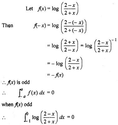 Exercise 10.3 Class 12 Maths RBSE Solutions Definite Integral