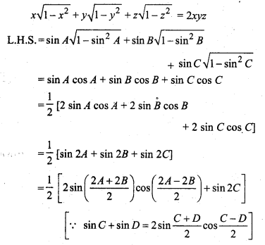 RBSE Solution Of Class 12th Chapter 2 Inverse Circular Functions 