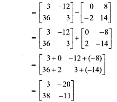 RBSE Solutions For Class 12 Maths Chapter 3 Matrix