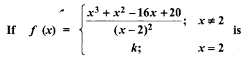 RBSE Solutions For Class 12th Maths Continuity And Differentiability