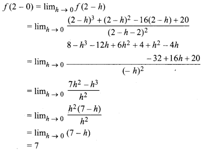 12 Math RBSE Solutions Continuity And Differentiability