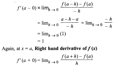 RBSE Solutions For Class 12 Maths Chapter 6.2 Continuity And Differentiability