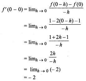 Exercise 6.2 Class 12 Maths Continuity And Differentiability