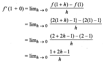 Class 12th RBSE Solution Continuity And Differentiability