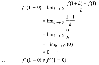 12th RBSE Solution Maths Continuity And Differentiability