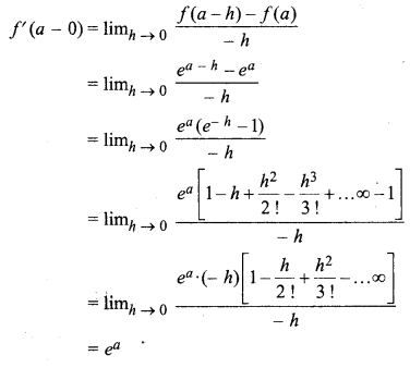 RBSE Solutions For Class 12 Maths Chapter 6 Miscellaneous Continuity And Differentiability