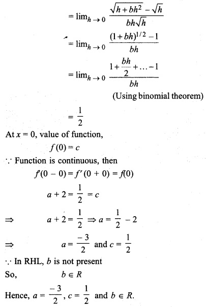 Maths Class 12 Chapter 6 Continuity And Differentiability Miscellaneous Exercise