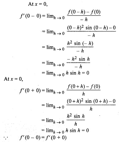 RBSE Miscellaneous Solutions Class 12 Maths Continuity And Differentiability Miscellaneous