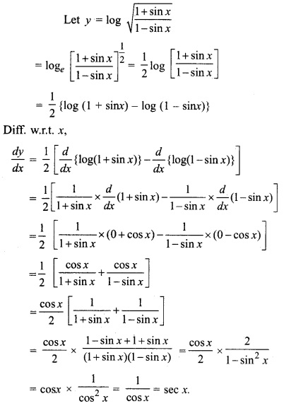 12th RBSE Solution Maths