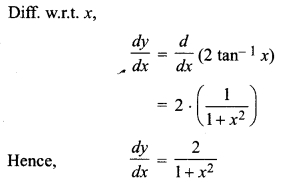 12th RBSE Solution Maths Differentiation 