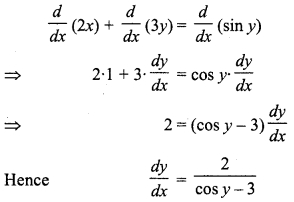 RBSE Solutions For Class 12 Maths Chapter 7 Differentiation 