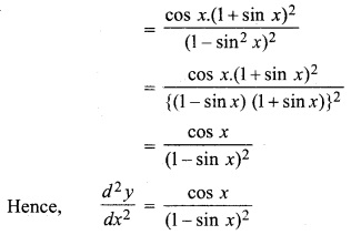 Class 12 Maths RBSE Solutions Differentiation