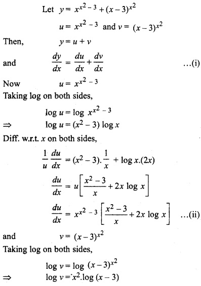 RBSE Solution Class 12th Math Differentiation Miscellaneous