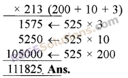 Class 5th Maths Multiplication And Division RBSE Solutions