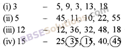 Class 5 Maths Exercise 5.1 RBSE Solutions Multiples and Factors