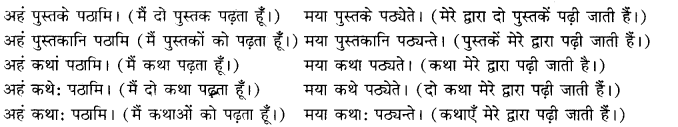 Vachya Parivartan In Sanskrit Class 10 RBSE 