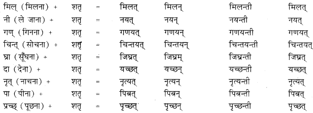 Pratyay In Sanskrit Class 10 RBSE