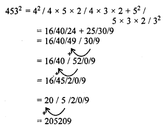 RBSE Class 10 Maths Chapter 1 2021 Vedic Mathematics