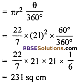 RBSE Class 10 Maths Chapter 15 Circumference And Area Of A Circle