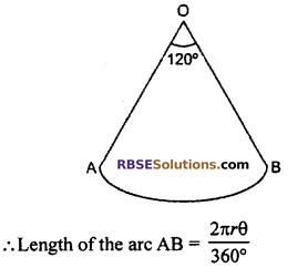 Ch 16 Maths Class 10 RBSE Surface Area And Volume