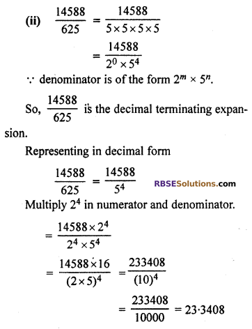 Exercise 2.4 Class 10 Chapter 2 RBSE Solution