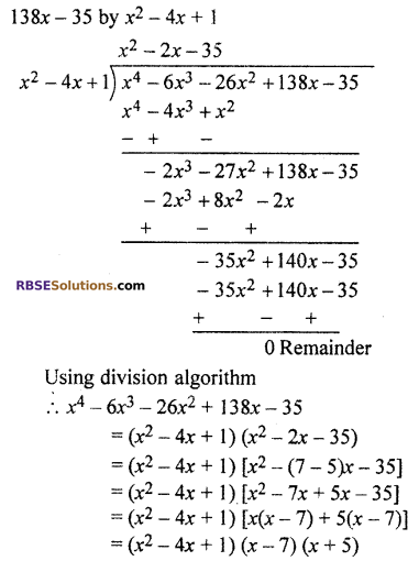 Class 10 Maths Chapter 3 Polynomials Exercise 3.2 Polynomials