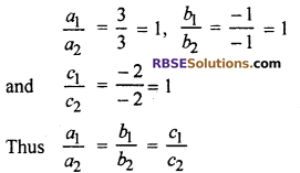 Ex 4.1 Class 10 RBSE Linear Equation and Inequalities in Two Variable