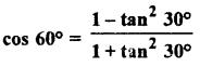 Maths Class 10th RBSE Solution Ch 6 Trigonometric Ratios Miscellaneous