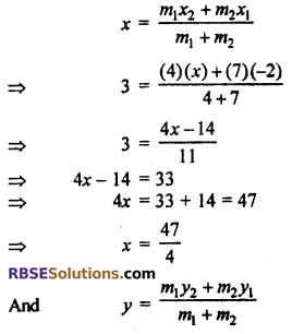 Chapter 9 Class 10 Maths RBSE Co-Ordinate Geometry