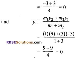 RBSE Solutions For Class 10 Maths Chapter 9 Co-Ordinate Geometry