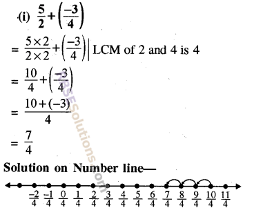 RBSE Solutions For Class 8 Maths Chapter 1 Rational Numbers Ex 1.1