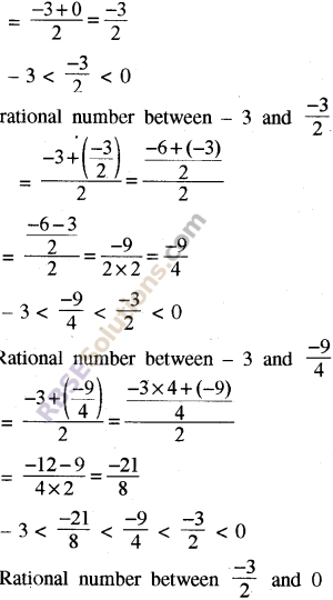 RBSE Solutions For Class 8 Maths Rational Numbers