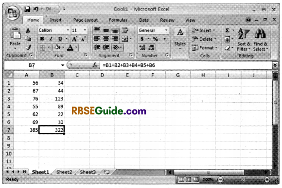 RBSE Class 12 Accountancy Notes Chapter 13 Application of Electronic Spreadsheet in Accounting img-4