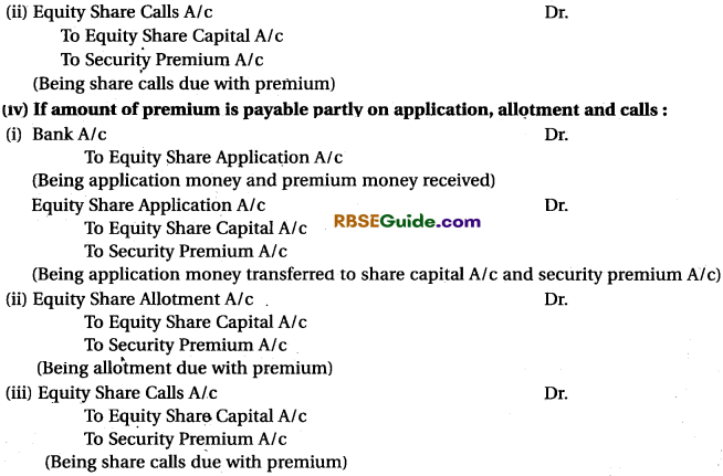 RBSE Class 12 Accountancy Notes Chapter 5 Company Accounts Issue of Shares and Debentures image - 15