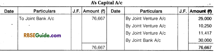RBSE Class 12 Accountancy Notes Chapter 7 Joint Venture Accounts img-12