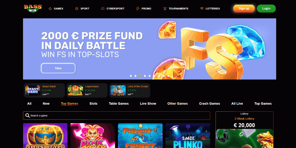 Bass Win Casino Site - Review, New Bonus Offers 2025
